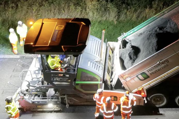 Low-carbon resurfacing of the A47 between Acle and Great Yarmouth, Norfolk