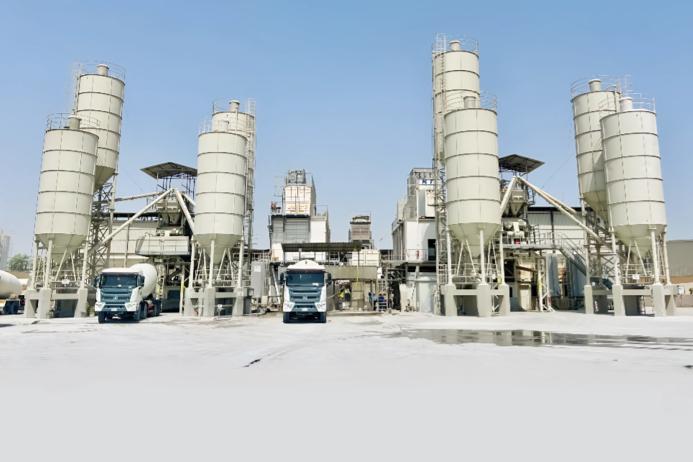 The new CBT 130 plants at Wade Adams’ Jabel Ali site