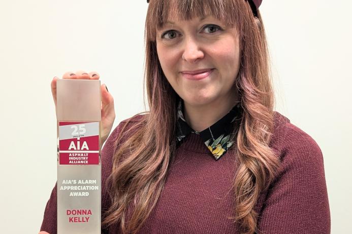 Donna Kelly, service manager at the London Borough of Hammersmith and Fulham, is the first recipient of the AIA ALARM Appreciation Award
