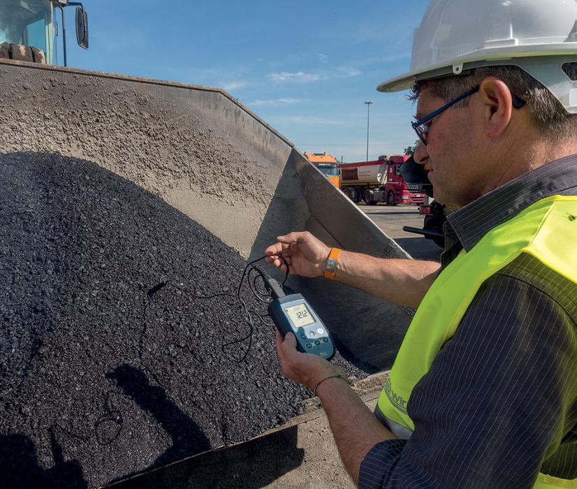 Reduced-temperature asphalt offers a high potential for saving energy and CO2