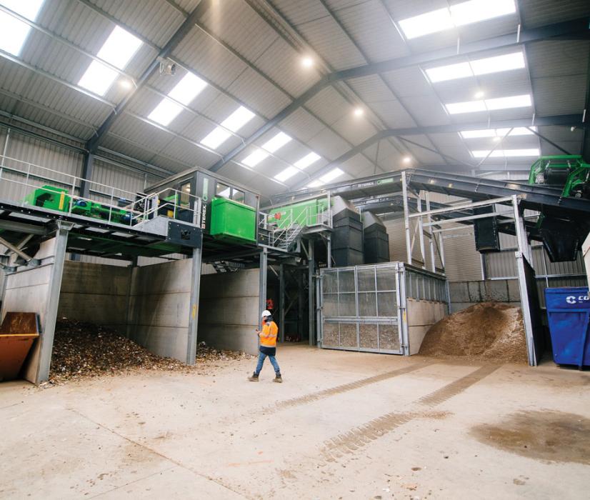 Collard’s new Terex waste-processing plant at their Reading recycling depot