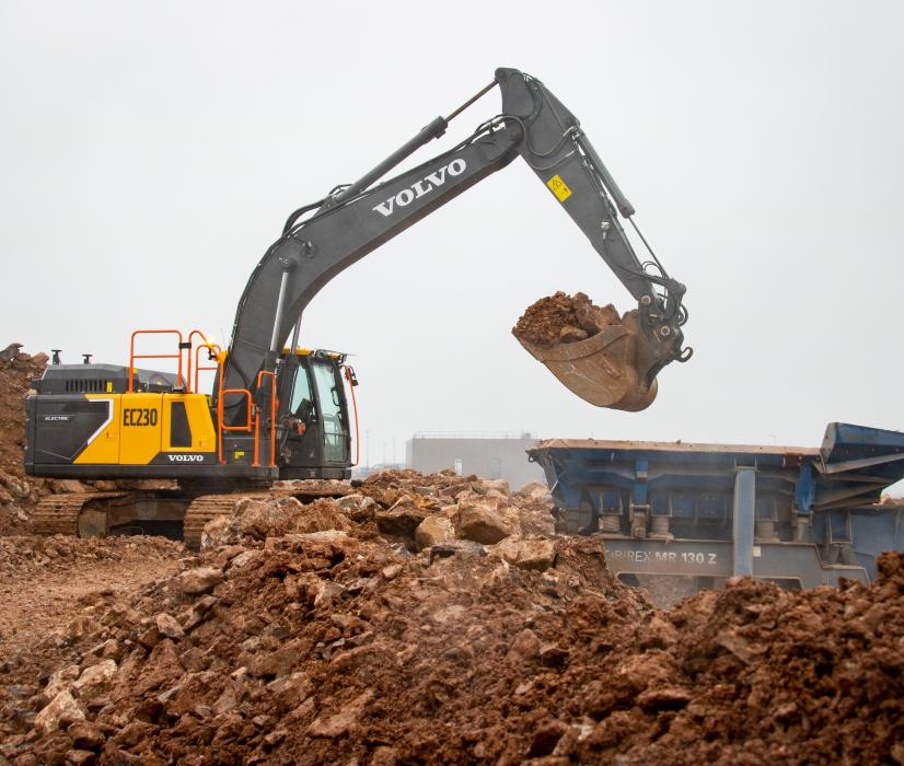 The EC230 Electric excavator has been put to work across a variety of tasks