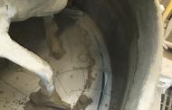 Hydro-Mix moisture sensor in a concrete mixer