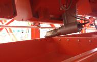 Hydro-Probe moisture sensor mounted in an aggregate bin
