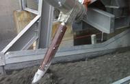 Hydro-Probe Orbiter - moisture sensor on an aggregate conveyor