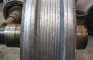 Weldclad - crane wheel welded