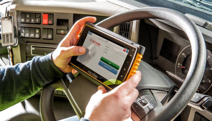 Suttons Tankers have invested in a telematics and technology solution from Microlise Microlise telematics