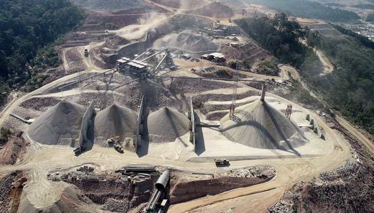 The ICM-Terex MPS plant for the Nam Theun river dam project in Laos Terex MPS