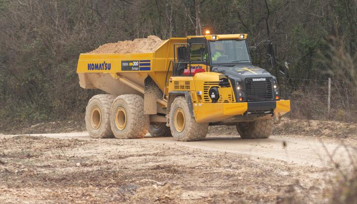 The 1,000th HM300-5 in operation at Imerys’ Croix-Gérard Quarry Komatsu HM300 ADT
