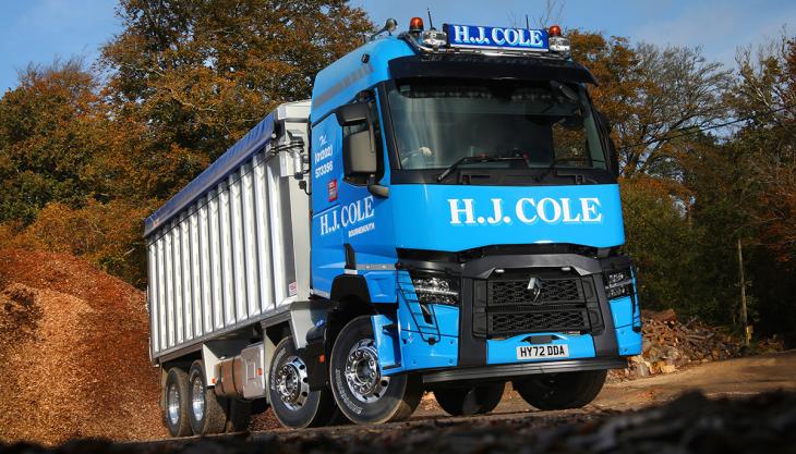 HJ Cole Haulage Ltd have added a Renault Trucks C460 8x4, supplied by Sparks Commercial Services, to their five-strong fleet Renault Trucks