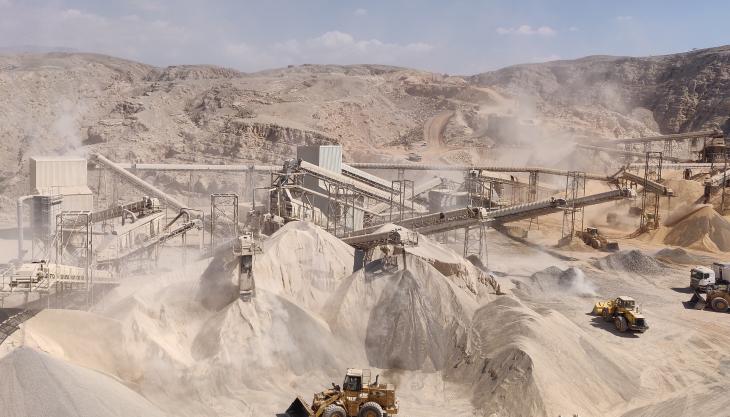 The 1,200 tonnes/h Terex MPS plant in Ras Al Khaimah Terex MPS plant in Ras Al Khaimah