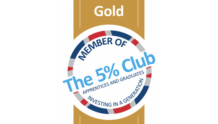 Hanson UK have been recognized with The 5% Club gold award The 5% Club