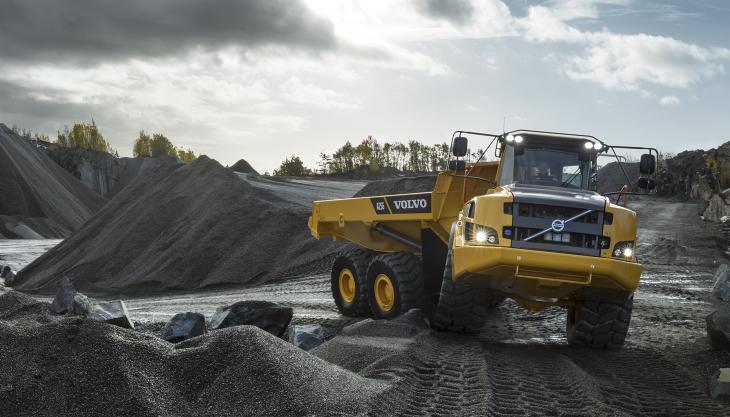 Ken Pink Plant Hire have taken delivery of two new Volvo A25G articulated haulers Volvo A25G dumptruck