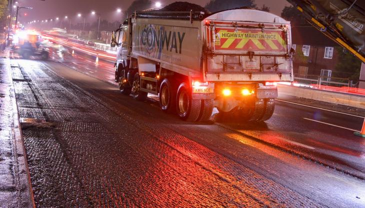 Landmark project on A40 sets new benchmark for recycling in the highways industry FM Conway working on the A40