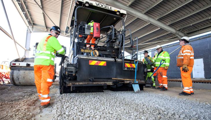 Aggregate Industries at work at the new National College for High Speed Rail Aggregate Industries secure NCHSR contract