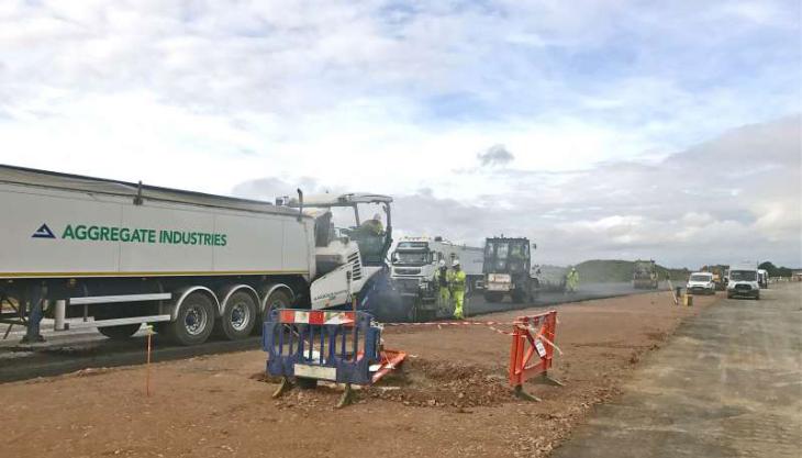 Aggregate Industries have been chosen to deliver the surfacing works on the A14 Cambridge to Huntingdon improvement project Surfacing the A14