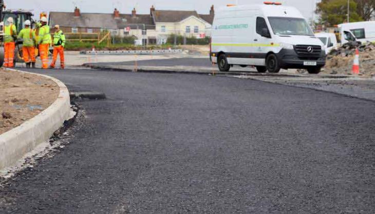 Aggregate Industries' SuperLow-Carbon asphalt surfacing work on the A590 Cross-A-Moor scheme SuperLow-Carbon asphalt