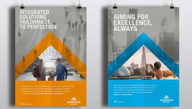 New Aggregate Industries' branding Aggregate Industries branding
