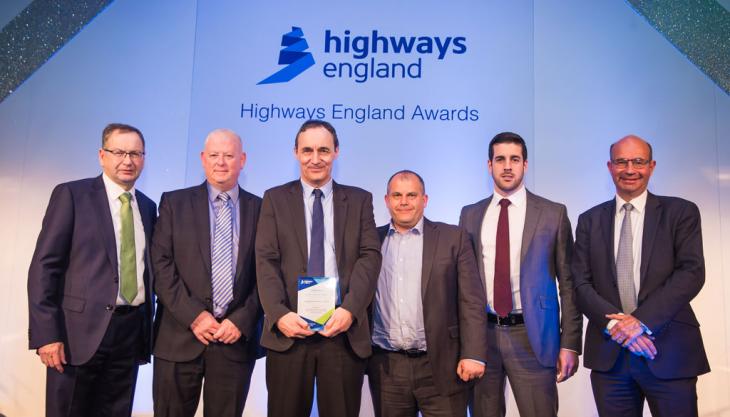 Aggregate Industries win Highways England Chairman’s Award for Excellence in Safety