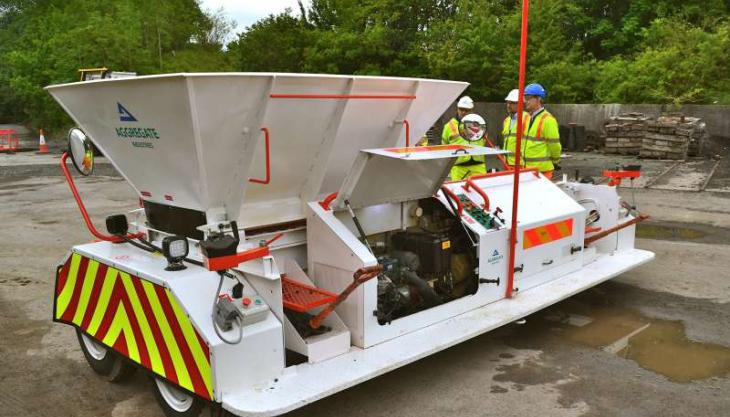 Aggregate Industries’ Contracting Services division helps raise the bar in on-site safety with improved chipper M95 AI Class chipper