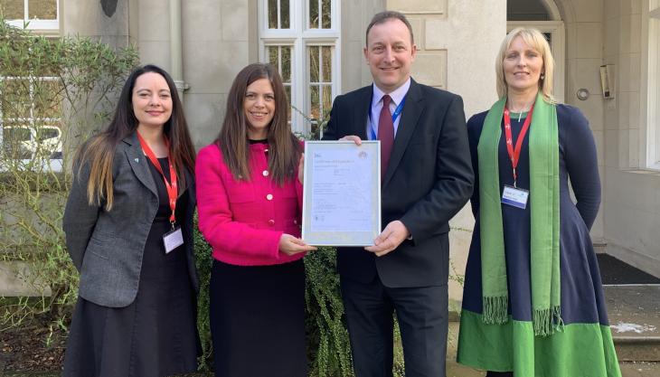 BSI have awarded Aggregate Industries ISO 50001 certification Aggregate Industries' ISO 50001 certification