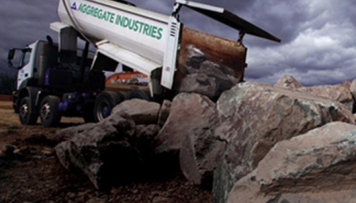 Aggregate Industries rock armour