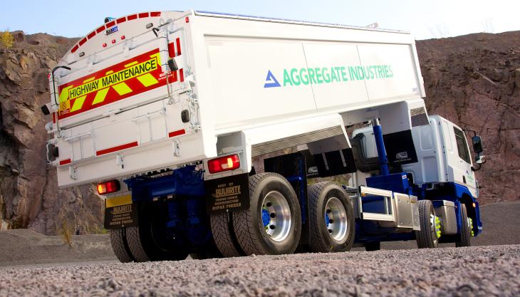 Aggregate Industries tipper truck
