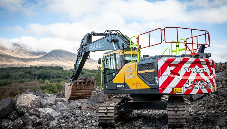 Volvo EC300E excavator