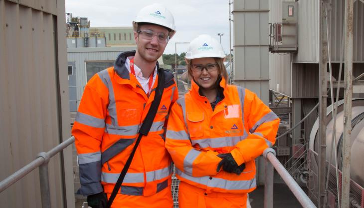 Apprentices at Aggregate Industries Apprentices