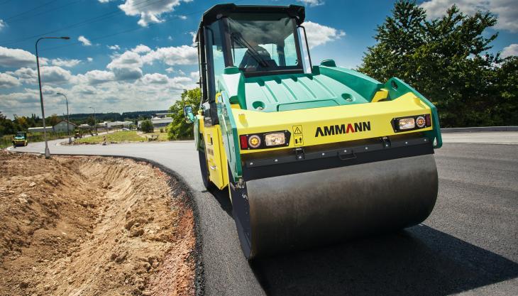 The new Ammann ARX 110 articulated heavy tandem roller Ammann ARX 110 articulated heavy tandem roller