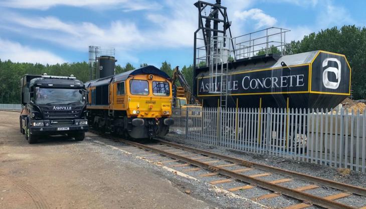 Ashville have reopened a former railhead at West Drayton West Drayton railhead
