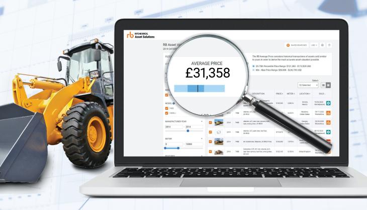 The new Asset Valuator online tool from Ritchie Bros. Asset Valuator