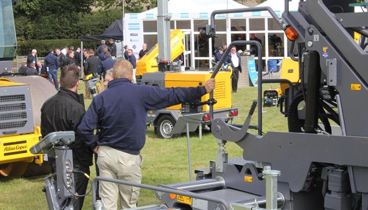 Atlas Copco's Construction Live corporate event Construction Live