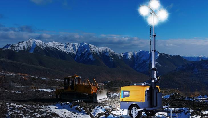 Atlas Copco HiLight V4W lighting tower