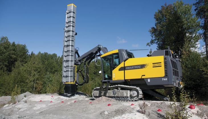 The new silencer kit for SmartROC T35 and T40 drill rigs Atlas Copco SmartROC T40