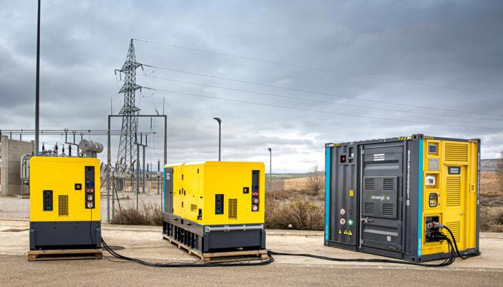 Atlas Copco ZenergieZe Energy Storage System hybrid power solution