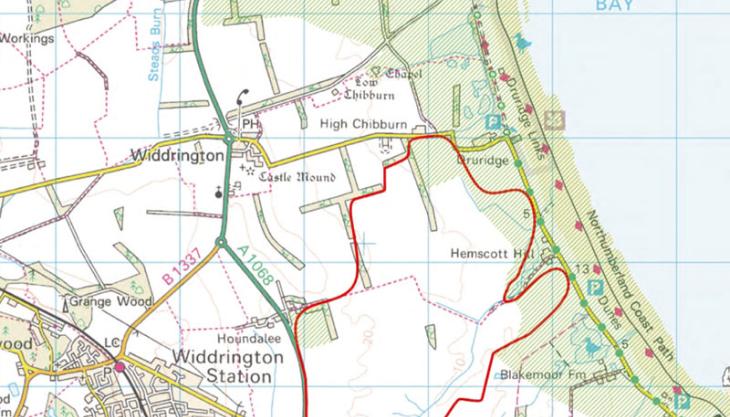 Revised boundary for Highthorn surface mine