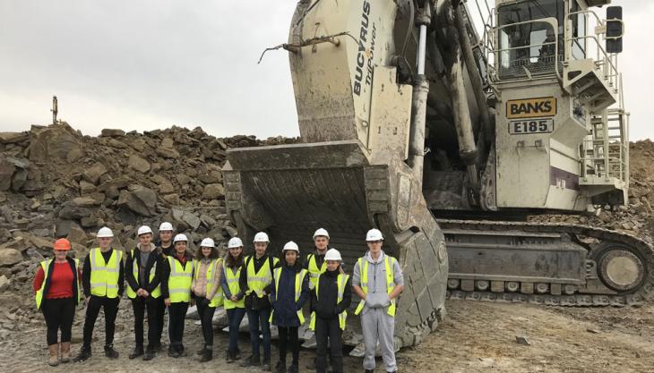 Newcastle University students visit Banks Mining sites Banks Mining site visit
