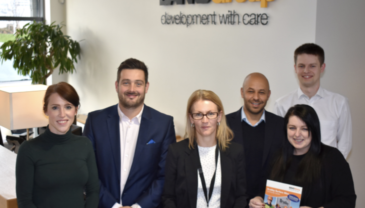 Banks Mining’s Bradley West project team (L-R): Jill Lomax, Lewis Stokes, Clare Tindle, Idris Glozier, Sarah Carr and Ben Siddle Banks team