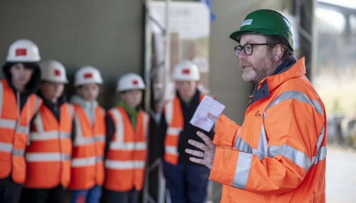 STEM Festival session at Tarmac's Barrasford Quarry Barrasford Quarry