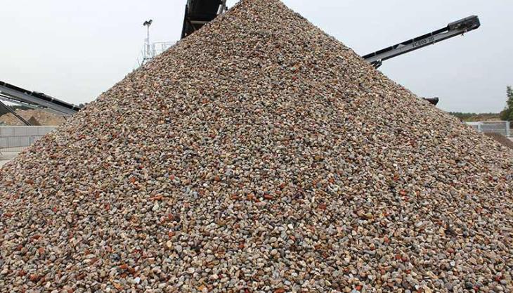 UK aggregates recycling on the rise Recycled aggregates