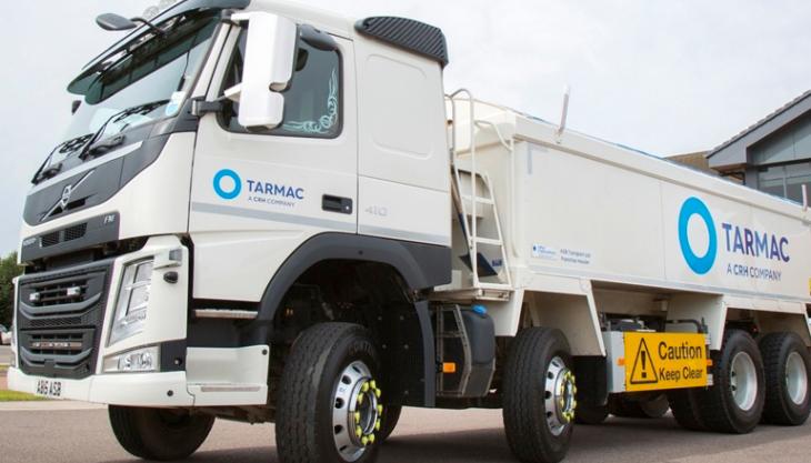 Tarmac maintain largest share of the UK aggregates market Tarmac lorry