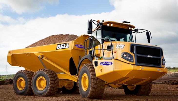 Bell B30E dumptruck