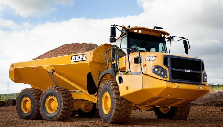 SRC Aggregates upgrade fleet with new Bell ADTs Bell B30E dumptruck