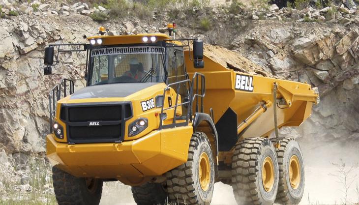 Bell B30E articulated dumptruck