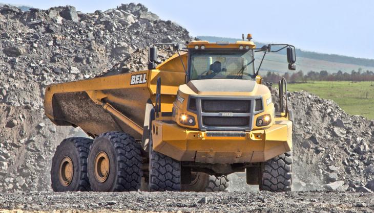 Bell B40E dumptruck Bell B40E dumptruck