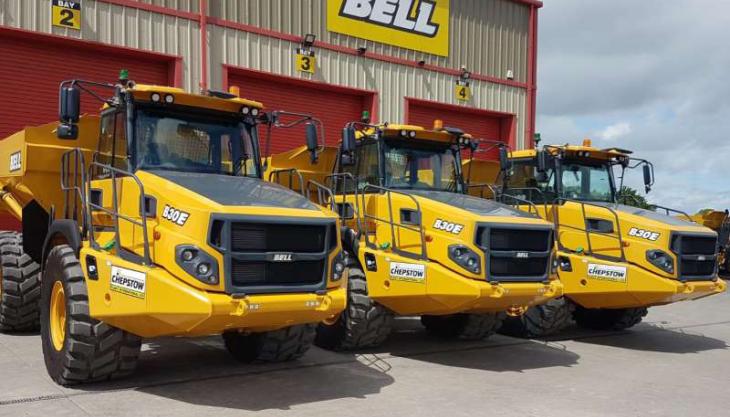 Chepstow Plant have purchased 14 additional E-Series ADTs Bell ADTs