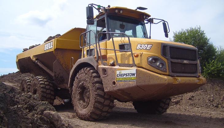 Bell B30E dumptruck