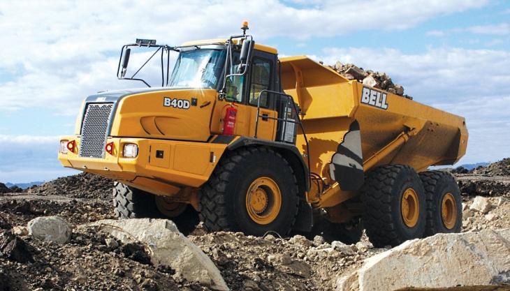 Bell B40D dumptruck