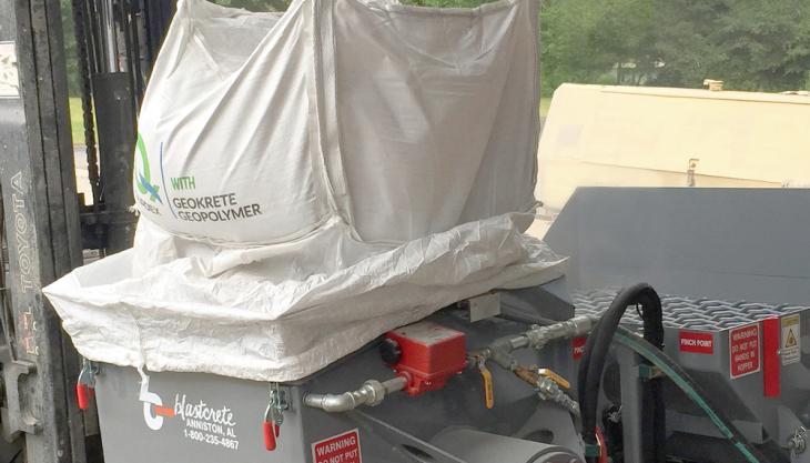 New dust-suppression system from Blastcrete Dust suppression system